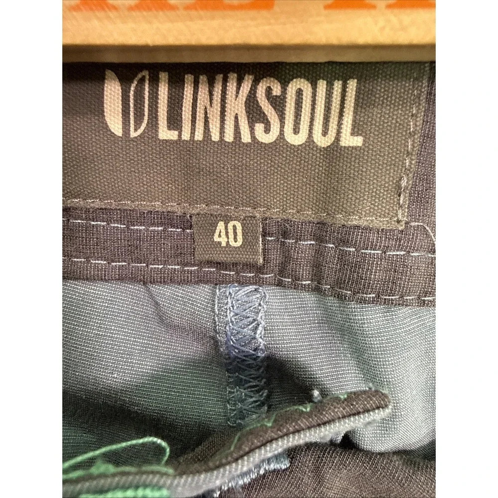 LINKSOUL Boardwalker Hybrid Shorts Men 40  BLUE Grn 8